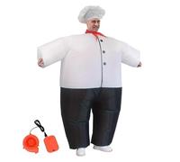 Costume Da Chef Gonfiabile Tuta da Travestimento per Feste di Halloween