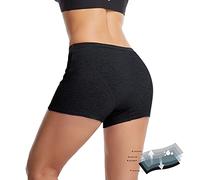 Costume Da Ciclo Mestruale Abbondante Culotte a Prova Di Perdite Comode Pantaloncini Lavabili Pantaloni Da Bagno Periodo Elastico Bikini Mestruale Impermeabile Slip Flusso Abbondante Elasticizzato
