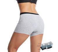 Costume Da Ciclo Mestruale Abbondante Culotte a Prova Di Perdite Comode Pantaloncini Lavabili Pantaloni Da Bagno Periodo Elastico Bikini Mestruale Impermeabile Slip Flusso Abbondante Elasticizzato