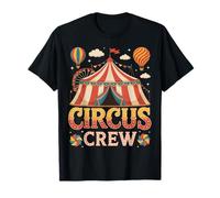Costume da circo equipaggio evento carnevale personale equipaggio tenda festa Maglietta
