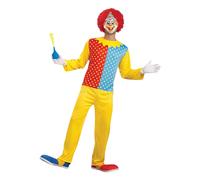 Costume Da Clown Classico Retro Per Adulti Standard