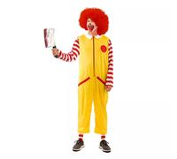 Costume Da Clown Fast Food Per Adulti