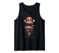 Costume da Clown Raccapricciante con Palloncini Canotta