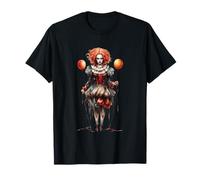 Costume da Clown Raccapricciante con Palloncini Maglietta