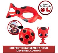 Costume da Coccinella - Maschera specchio Yoyo Orecchini Kwami Tikki - BANDAI - Miraculous Ladybug - Set di trasformazione