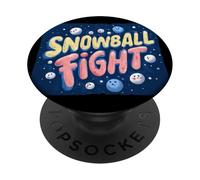 Costume da combattimento a palla di neve PopSockets PopGrip Adesivo