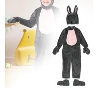 Costume da coniglietto di Halloween con guanti per coppia per il compleanno
