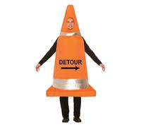 Costume Da Cono Stradale Per Feste Stag Night Comico Novità