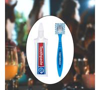 Costume da cosplay con dentifricio e spazzolino da denti divertente per la