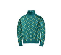 Costume da Cosplay da Uomo e Donna, Maglia a griglia Verde, per Diego Brando Dio, Verde, XXL