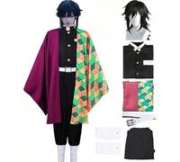 Costume da cosplay di Tokitou Muichirou, set completo con uniforme kimono e parrucca, per Ognissanti Costumi super cool - realizzati con tessuti uniformi. I costumi cosplay sono ben fatti, comodi da i