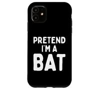 Costume da cosplay divertente per Halloween Pretend I'm A Bat Custodia per iPhone 11