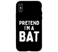 Costume da cosplay divertente per Halloween Pretend I'm A Bat Custodia per iPhone X/XS