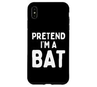 Costume da cosplay divertente per Halloween Pretend I'm A Bat Custodia per iPhone XS Max