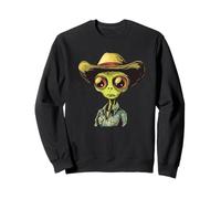 Costume da cowboy alieno pronto a conquistare l'universo Felpa