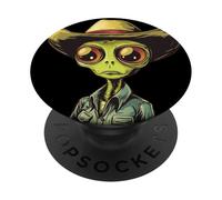 Costume da cowboy alieno pronto a conquistare l'universo PopSockets PopGrip Adesivo