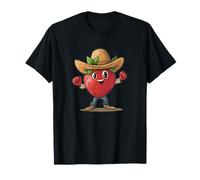 Costume da Cowboy alla Fragola per Gli Amanti della Frutta e del Ranch Maglietta