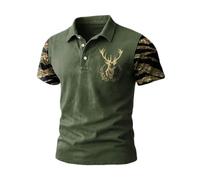 Costume da cowboy, da uomo, a maniche corte, da cowboy, vintage, sottile, a maniche corte, retrò, per il tempo libero, per matrimoni, feste, costumi di carnevale, O verde dell'esercito, S