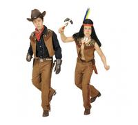Costume da Cowboy o Indiano, Bambino 5-7 anni