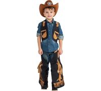 Costume Da Cowboy Per Bambini Dress Up America - Set Di Chaps E Gilet Da Cowboy