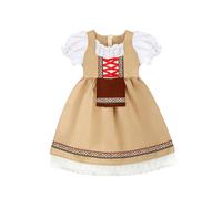Costume da cowboy per bambini, per feste della birra occidentali, per | Costume da cowboy occidentale, per ragazze, in poliestere, gonna e top, età 5-12, per festival della birra e giochi di ruolo