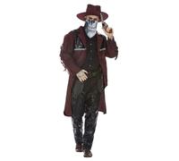Costume Da Cowboy Western Deluxe Dark Spirit Per Halloween