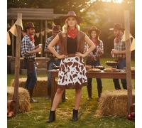 Costume Da Cowgirl Elegante Per Adulti Donne Taglia Media Regno Unito 14-16