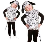 Costume Da Dalmata Per Bambini, Film 101 Dalmata, Età 3-4