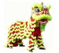 Costume da Danza Del Leone Dragondance Lion Dance Lionhead Performance Props Awakeninglion Cinese(Green,185cm/73in)