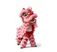 Costume da Danza Del Leone Dragondance Lion Dance Lionhead Performance Props Awakeninglion Cinese(Pink,175cm/69in)