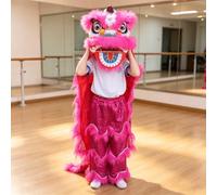 Costume da Danza Del Leone Leone Settentrionale Liondance Dragonlion Celebration Performance Puntelli, Gli Occhi Possono Battere Ciglio