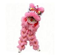 Costume da Danza Del Leone Per Esibizione di Danza Del Leone In Occasione Del, Costumi Promozionali Per Le Feste, Adatto Per Altezze Comprese Tra 150 E 175 Cm / 59-69 Pollici(Pink,Style A)