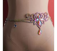 Costume da danza del ventre con catena in vita da donna