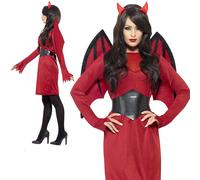 Costume Da Diavolo Economico Per Donne Costume Da Fantasia Taglia 8-18