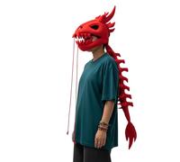 Costume Da Dinosauro - Copricapo Con Teschio 3D E Design Della Colonna Vertebrale, Vestito Da Dinosauro Di Peluche Indossabile Realistico, Vestito Operato Morbido E Confortevole Per Halloween, Per Bam