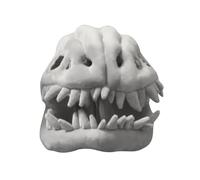 Costume da dinosauro da 45,7 pollici con scheletri in peluche con colonna vertebrale realistica, scheletro di dinosauro, per adulti e giochi di ruolo, servizi fotografici,