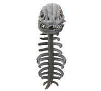 Costume da dinosauro in peluche: design scheletro, tessuto, facile da usare con dettagli imbottiti | Cosplay a tema per Halloween Adulti Convenzioni sui fumetti Opere scolastiche Teatro di ca