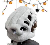 Costume da dinosauro scheletro - Set di travestimento in peluche 116 x 75 cm, abbigliamento cosplay morbido e realistico, per la festa di spettacolo di feste in mascherata di compleanno di Ha