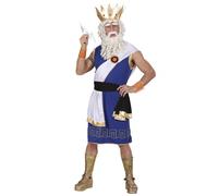 Costume da Dio Zeus, Uomo Adulto, Taglia L
