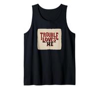 Costume da discorso Funny Trouble Loves Me Canotta