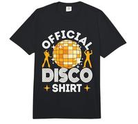 Costume da Discoteca da Donna e Uomo, Anni '70 e '80, Ufficiale da Discoteca Comfort Colors Adult Heavyweight T-Shirt
