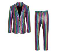 Costume da discoteca da uomo anni '70, costume da discoteca per