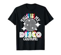 Costume da discoteca "This Is My Discoteca" degli anni '70 Funky Party anni '70 Maglietta