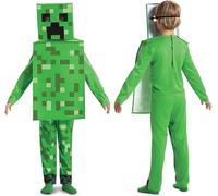 Costume Da Disguise Minecraft Creeper Per Bambini 4-6 Anni