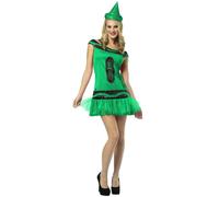 Costume Da Donna Crayola Glitz & Glitter: Smeraldo Illuminante 4-10