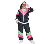 Costume Da Donna In Tuta Anni '80, Taglia Forte