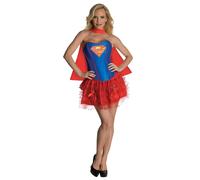 Costume Da Donna Supergirl Sexy Con Corsetto