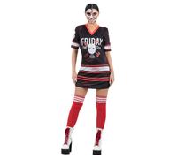 Costume Da Donna Venerdì 13 Licenziato Per Halloween Abito Elegante Adulti