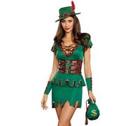 Costume Da Donne Robbin' Da Hood - Verde