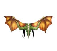 Costume da drago per bambini - di Halloween in tessuto non tessuto | Animals Theme Renaissance Party Apparel, usi per ragazze Dress Up, Boys Cosplay, Women Festival, Carnival Celebration, Fan